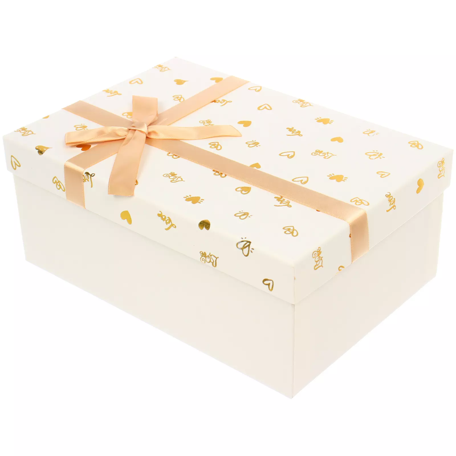 Подарочная коробка Очарование 23х16х9,5 см белый 549-803