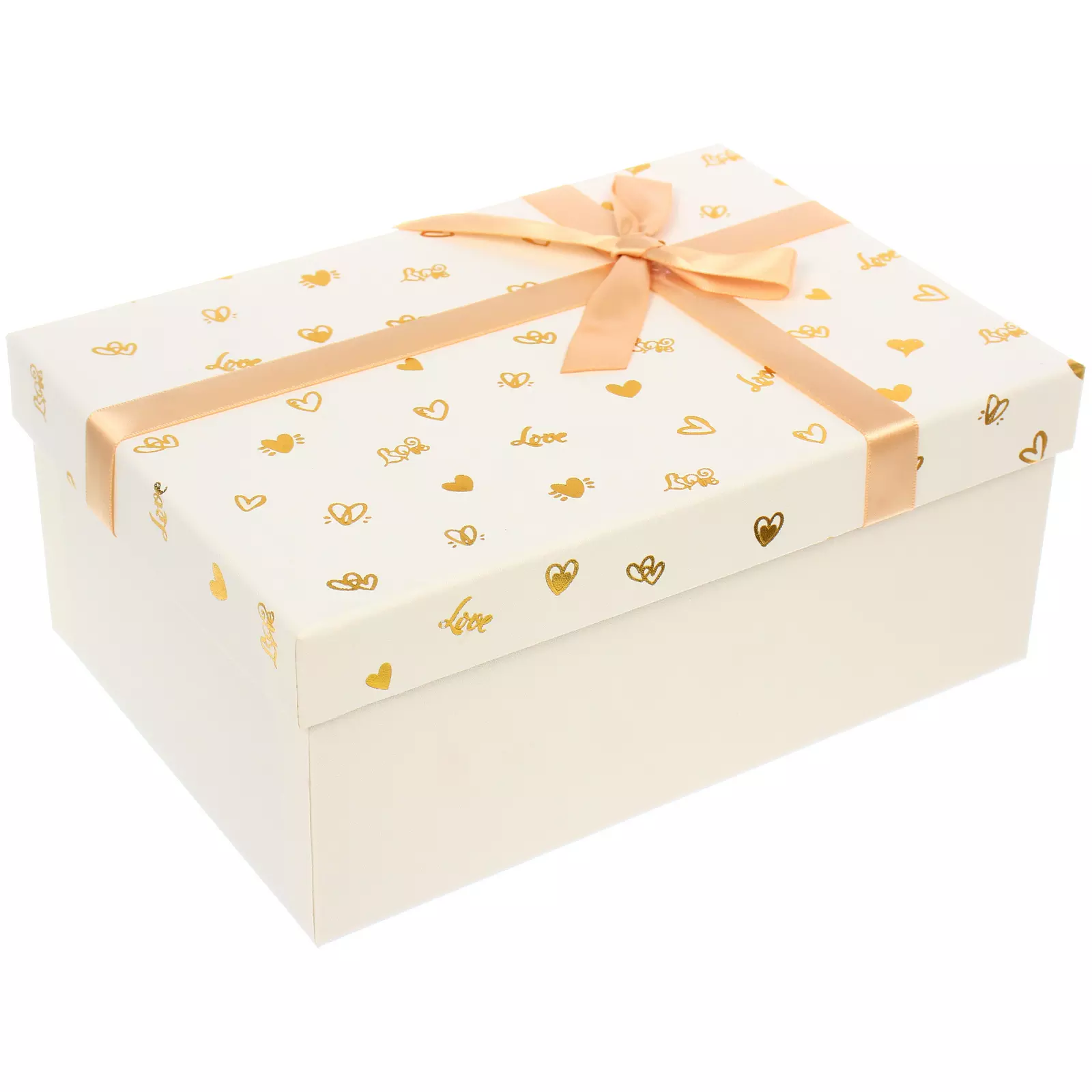 Подарочная коробка Очарование 23х16х9,5 см белый 549-803