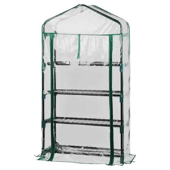 Теплица со светильниками в комплекте 4 яруса 1250х690х300мм ЭРА Б0059786