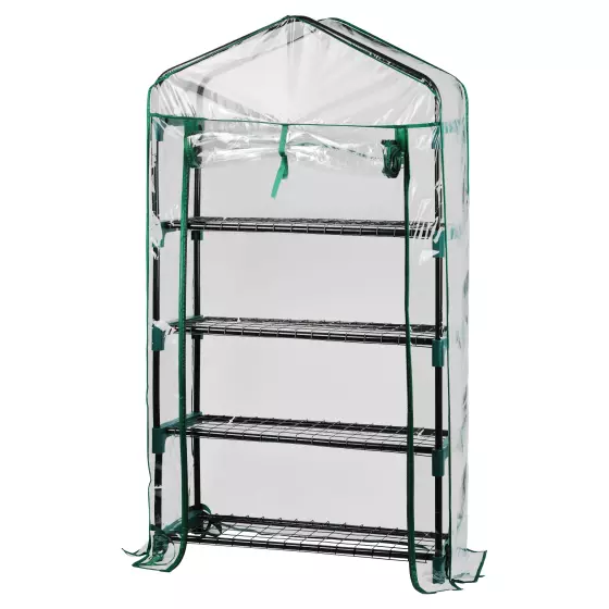 Теплица со светильниками в комплекте 4 яруса 1250х690х300мм ЭРА Б0059786