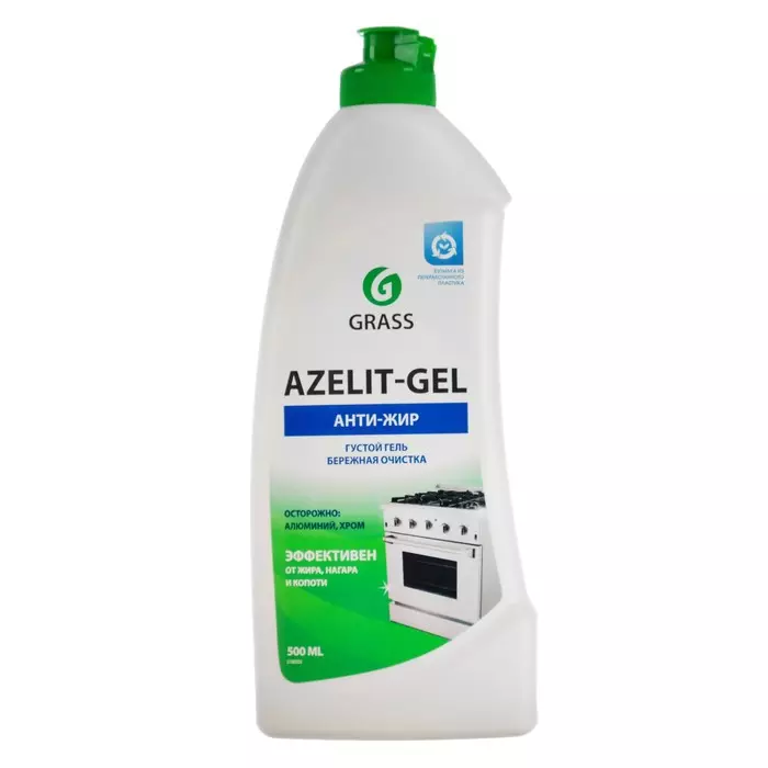 Чистящее средство для кухни Grass Azelit-gel, анти-жир 500 мл
