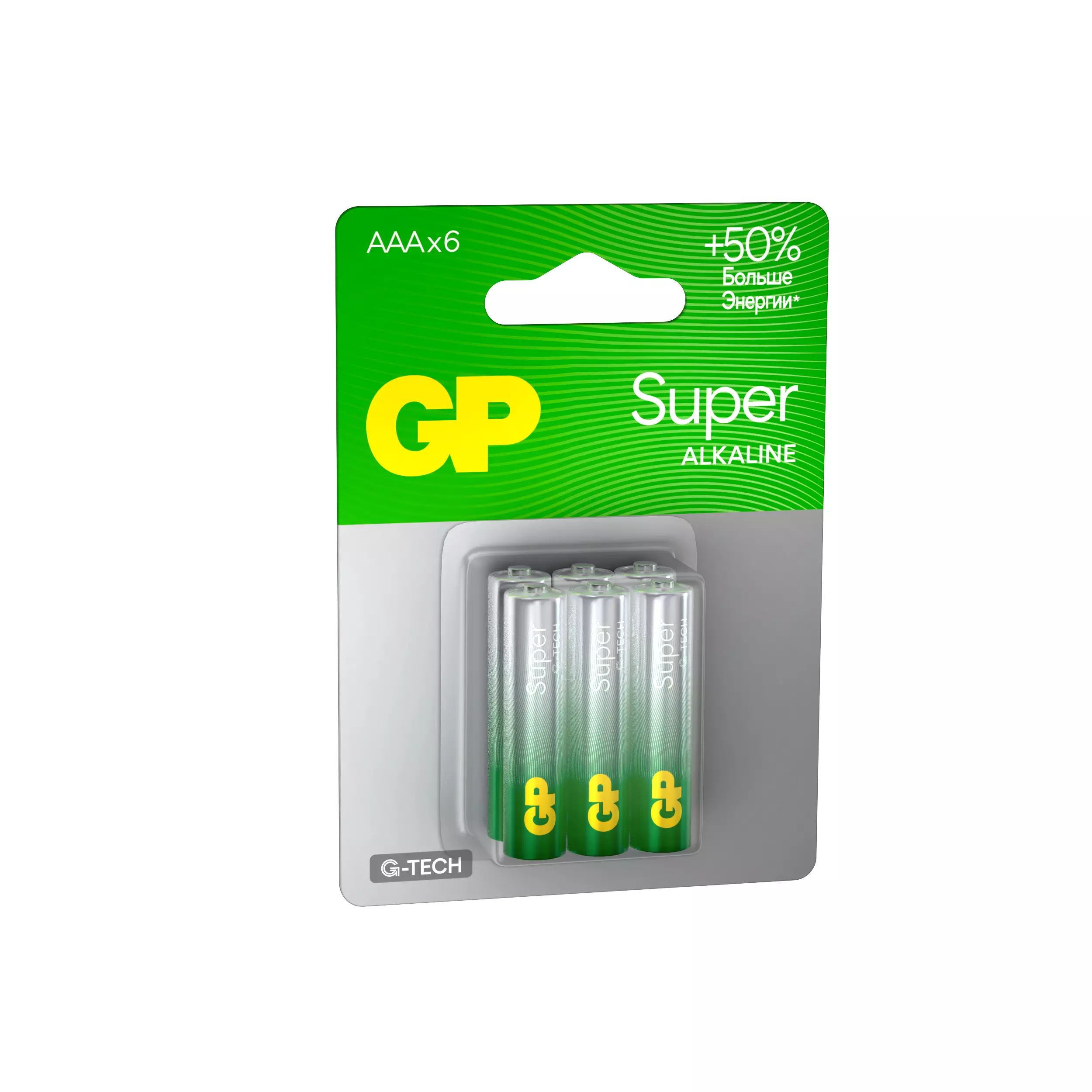 Батарейка ААА 6шт GP Super