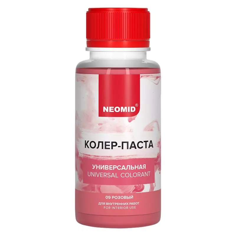 Колер-паста универсальная Neomid Палитра №1 09 розовый 100 мл
