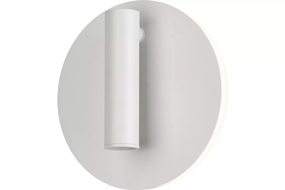 Спот светодиодный 12Вт 4000К с подсветкой с выключателем белый ЭРА Б0062835