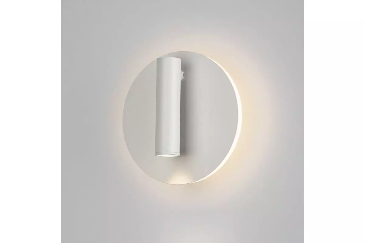 Спот светодиодный 12Вт 4000К с подсветкой с выключателем белый ЭРА Б0062835