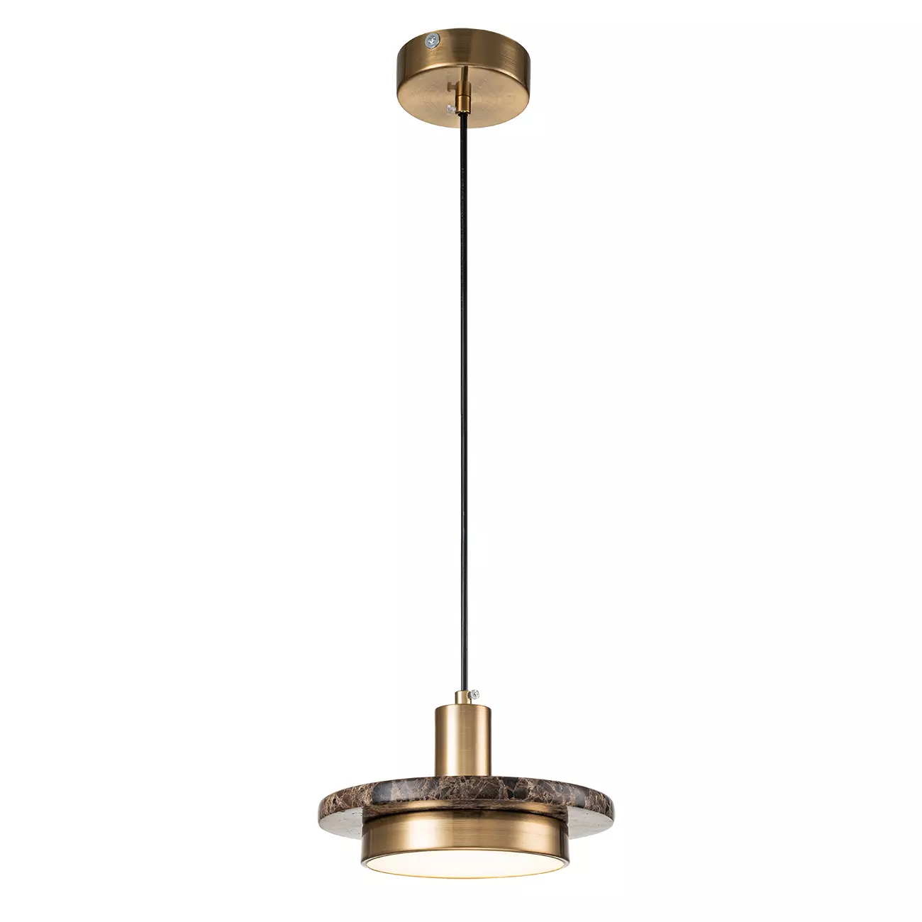 Подвесной светильник светодиодный 12Вт 4000К коричневый мрамор EscadaTORANO 10260/1LED Brown marble