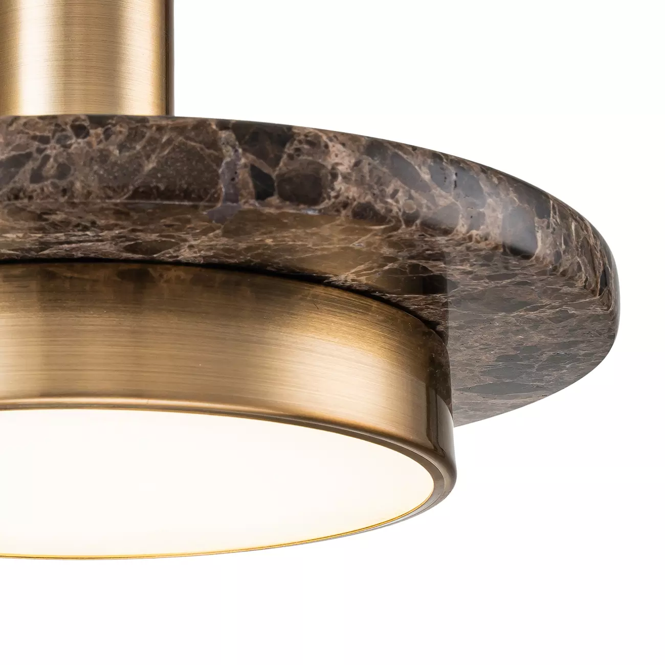 Подвесной светильник светодиодный 12Вт 4000К коричневый мрамор EscadaTORANO 10260/1LED Brown marble