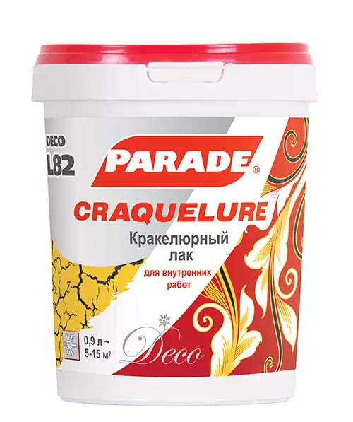 Кракелюрный лак Parade DECO Craquelure L82 0,9л Россия