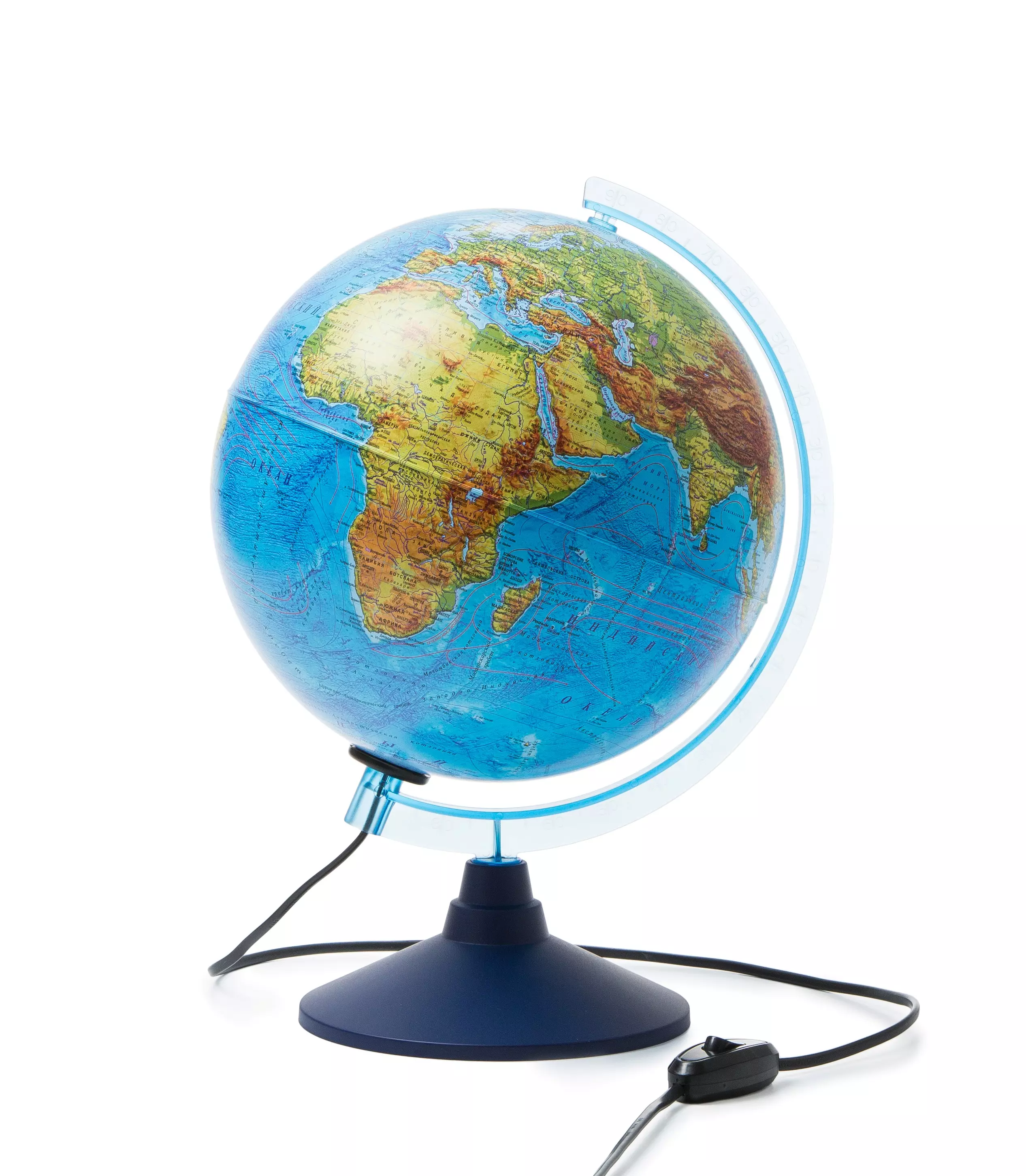 Глобус Земли физико-политический d=250 мм с подсветкой Классик Евро. Ке012500191