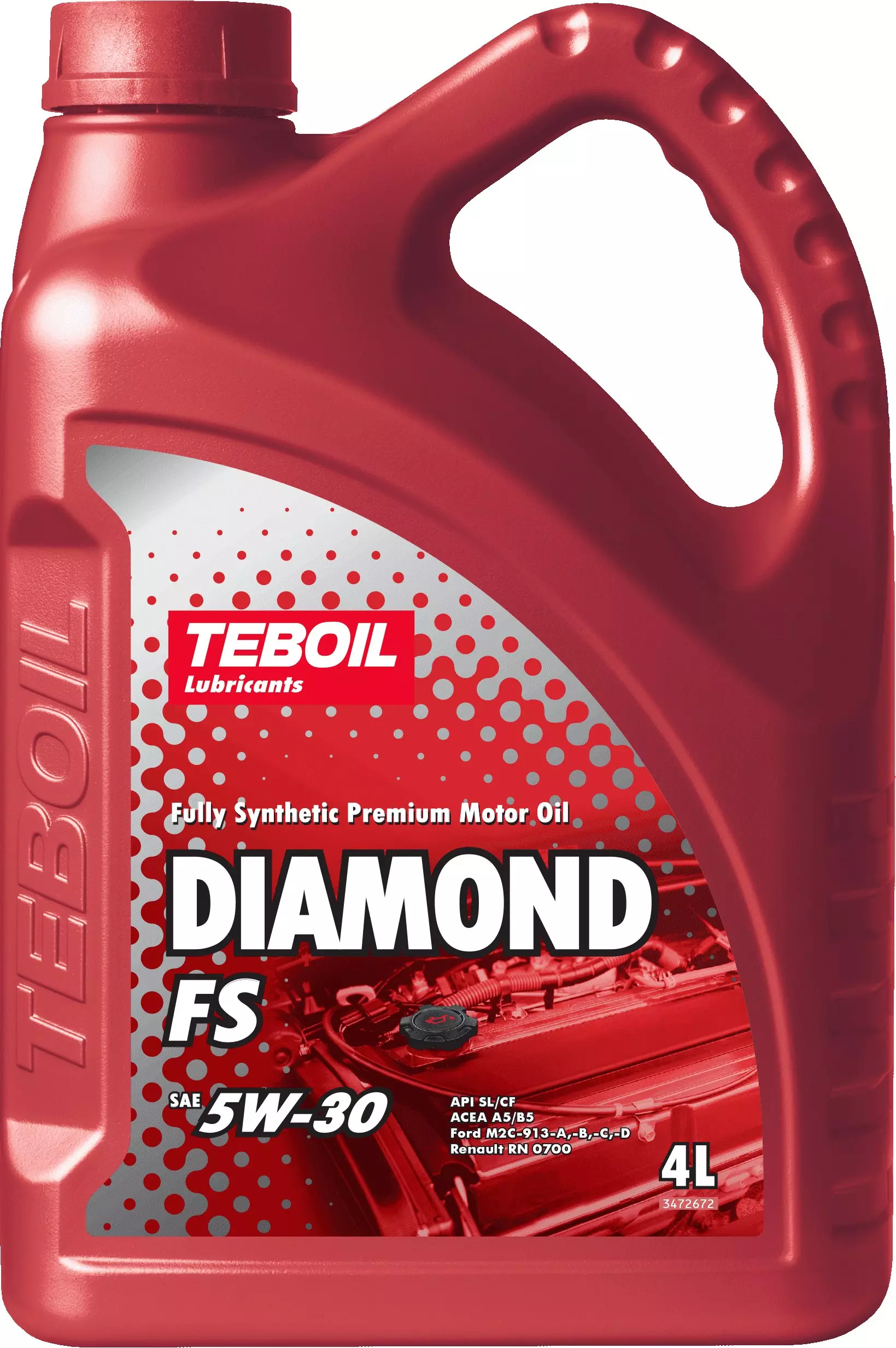 Масло моторное TEBOIL Diamond FS 5W-30, 1 л, A5/B5, полностью синтетическое