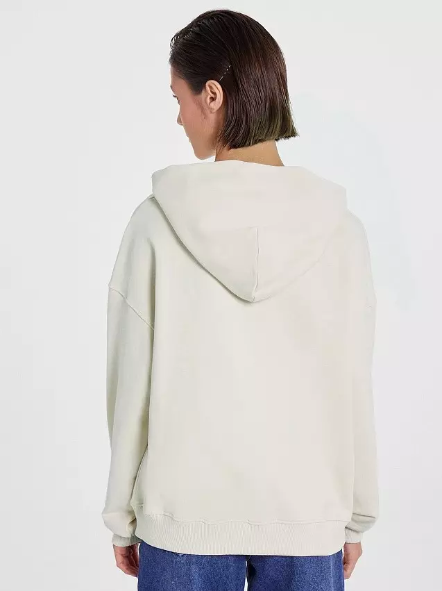 Худи женское Mark Formelle 122980 белый чай, р-р 164/170-120-126 (60 / 6XL)