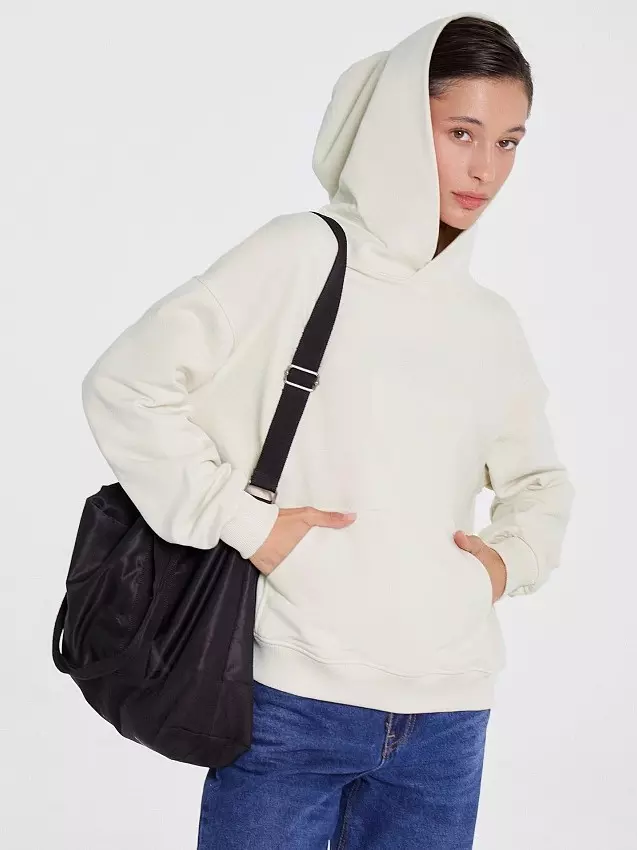 Худи женское Mark Formelle 122980 белый чай, р-р 164/170-120-126 (60 / 6XL)