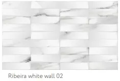 Кафель 300х500 Ribeira white wall 02 (1-й сорт) кор.8шт.