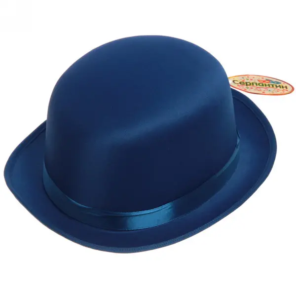 Шляпа карнавальная Котелок микс цветов 773-049