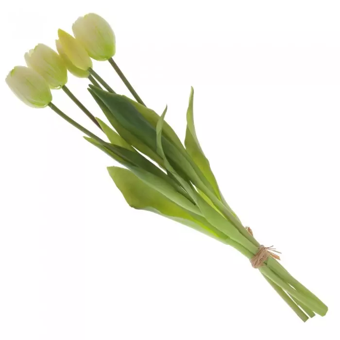 Цветок искусственный Тюльпан, набор из 5 шт, L9 W9 H38 см 795139