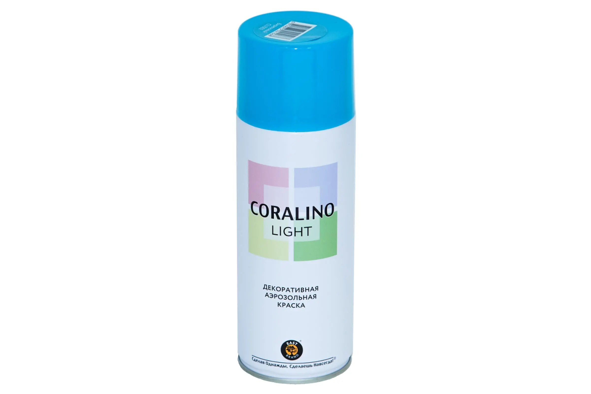 Аэрозольная краска Coralino LIGHT 520 мл/200 г бирюзовый CL1002