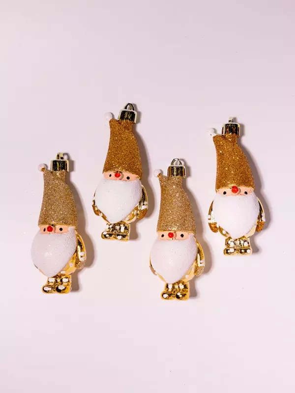 Елочные украшения пластик (4 шт)Волшебство на ветках VNVE-B50