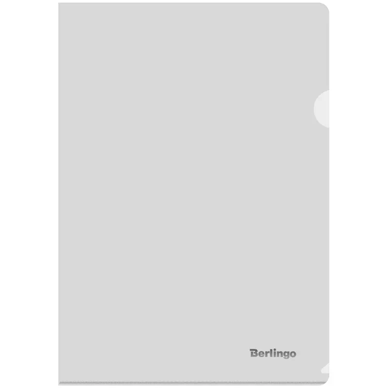 Папка- Уголок Berlingo, А4, 180мкм, прозрачная бесцветная AGp_04106