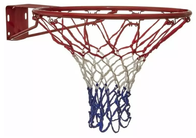Кольцо баскетбольное Atemi р. 7 (д. 45 см), сетка в комплекте, BR11