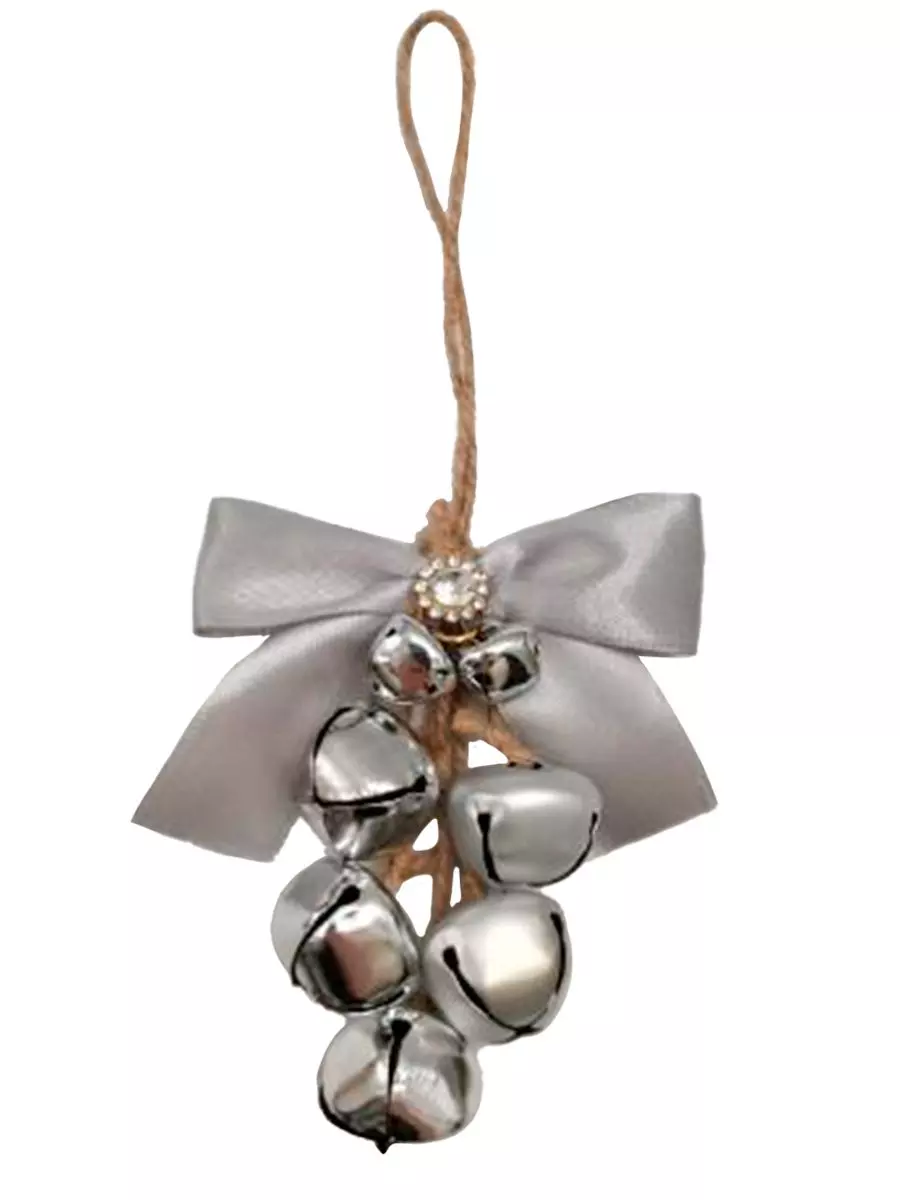 Новогоднее подвесное украшение (полиэстер, полистирол, ч/металл) / 19x8x3см 94617