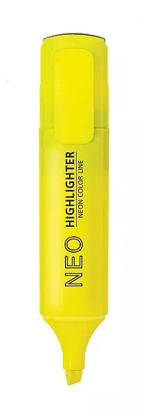 Текстовыделитель ЖЕЛТЫЙ флюоресцентный, 1-5 мм линия, Hatber NEO HL_060879