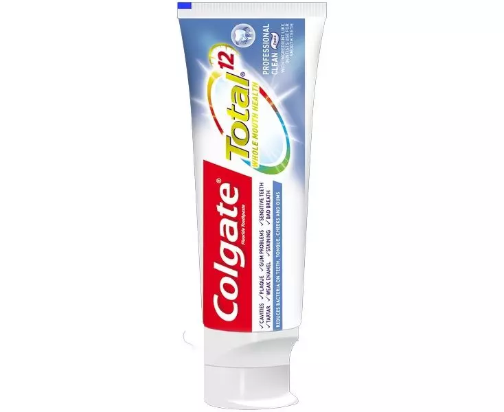 Зубная паста Colgate TOTAL 12, профессиональная чистка, 75 мл