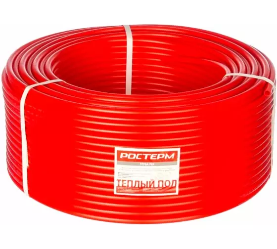 Труба для теплого пола РОСТерм PE-Xb 16*2.0 из сшитого полиэтилена (бухта 200 м) красная