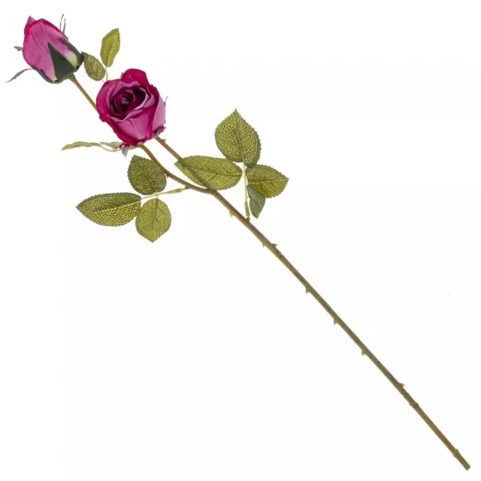Цветок искусственный Роза, L10 W10 H68 см 772423