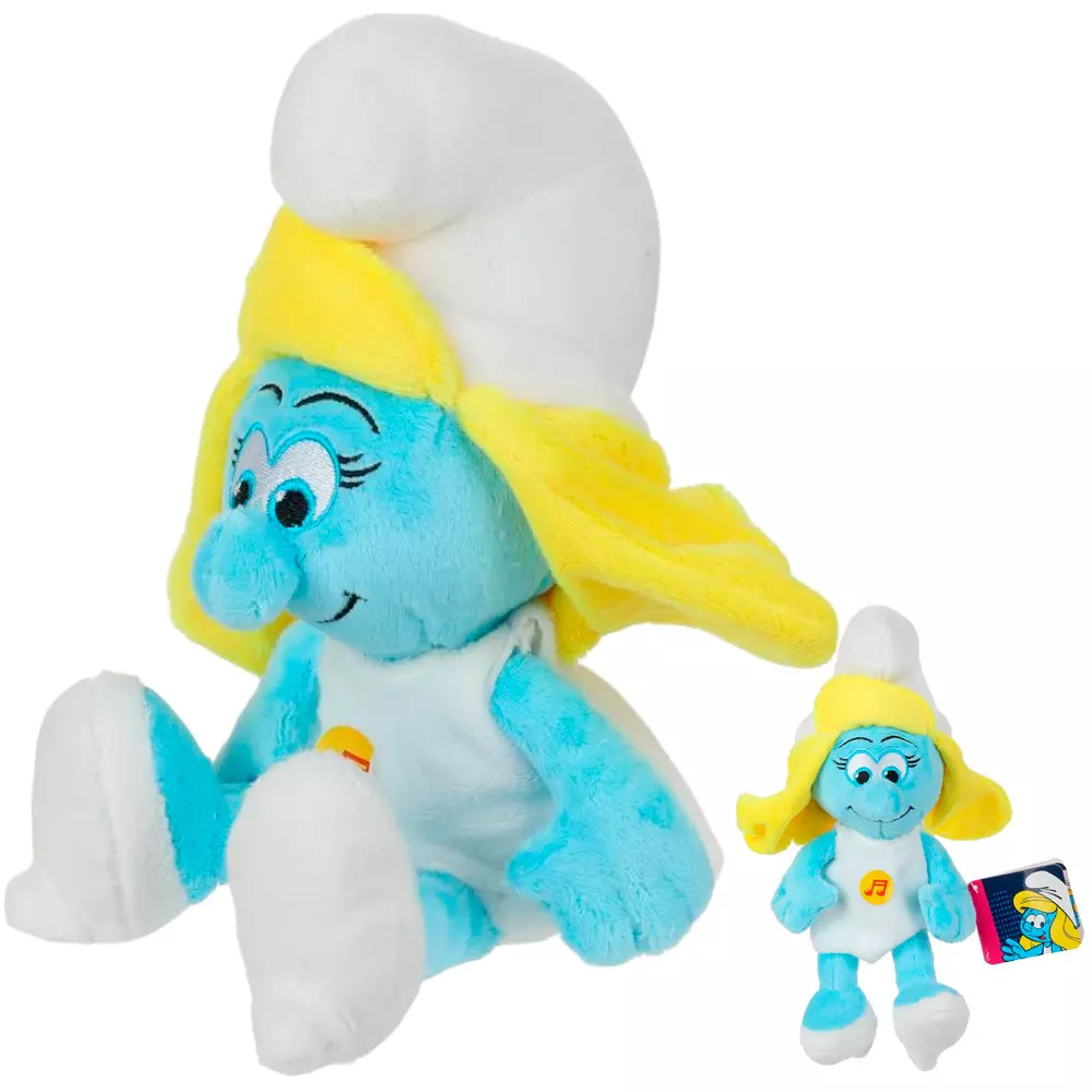 Мягкая игрушка Смурфик-девочка 20 см, со звуком Добрые игрушки M125403-25S