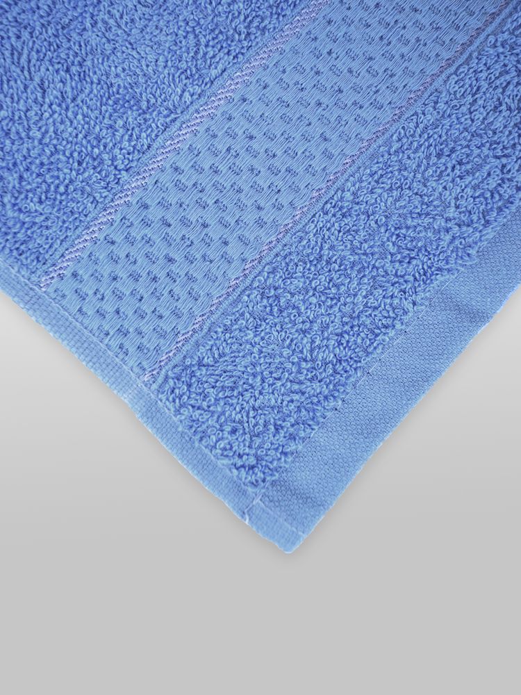 Полотенце махровое 30х60 голубой (10530)