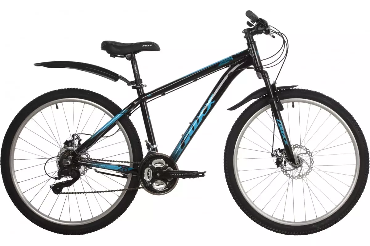 Велосипед FOXX 26&quot; ATLANTIC D черный, алюминий, размер 18&quot;