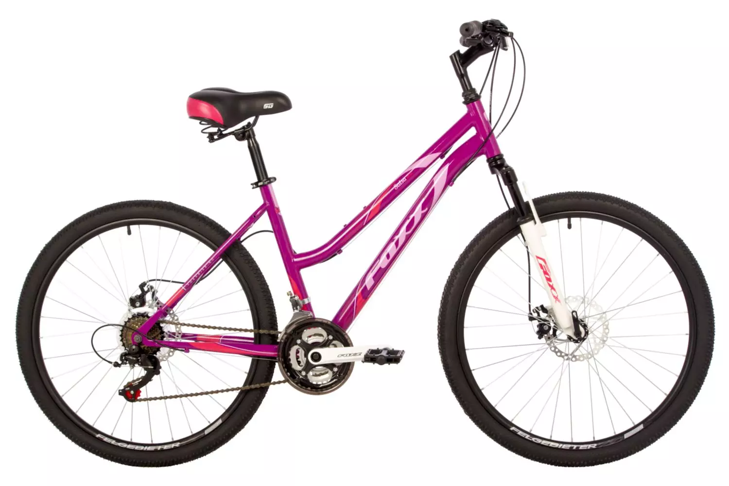 Велосипед FOXX 26&quot; SALSA D розовый, сталь, размер 17&quot;