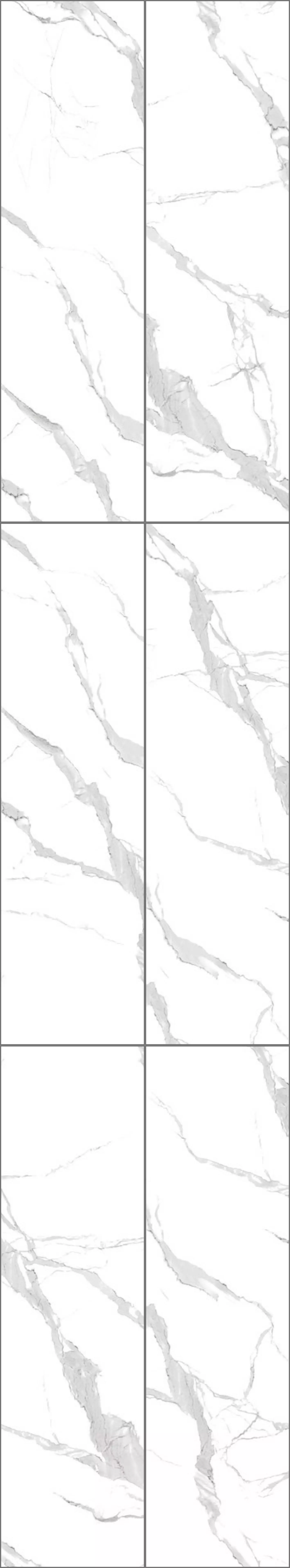 Панель ПВХ Silver Marble Straight 2700х250х8 мм