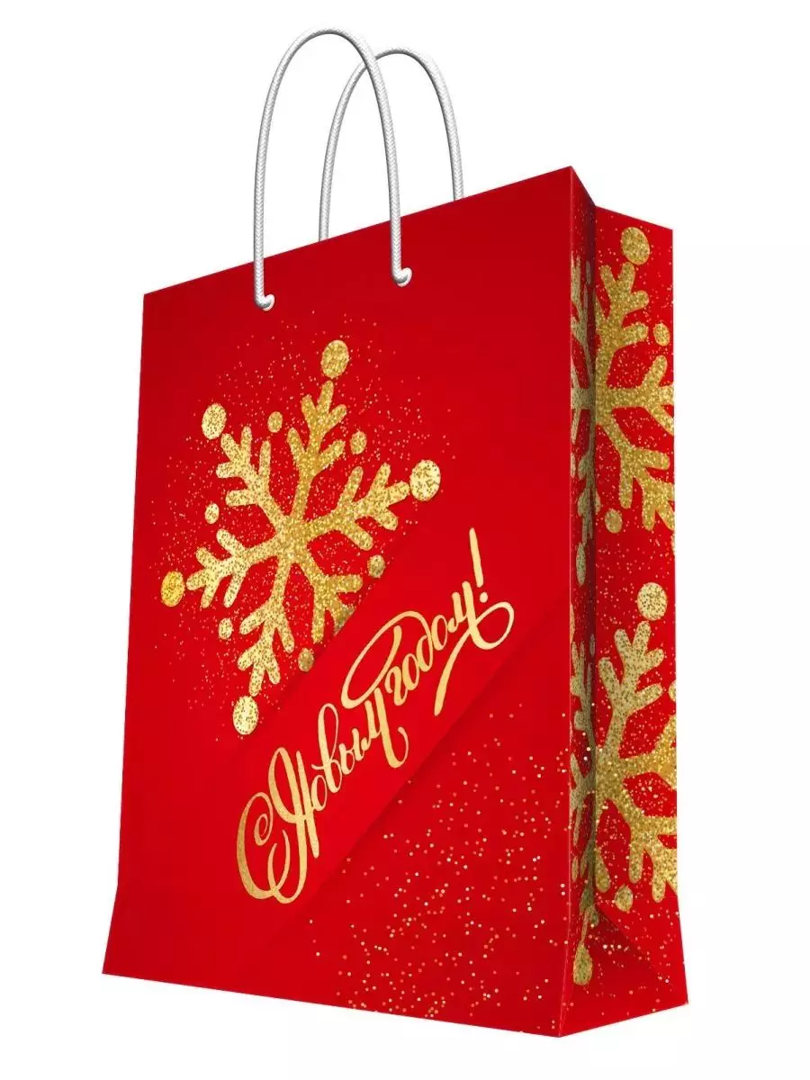 Подарочный пакет с ламинацией 17,8x22,9x9,8см 92974FE