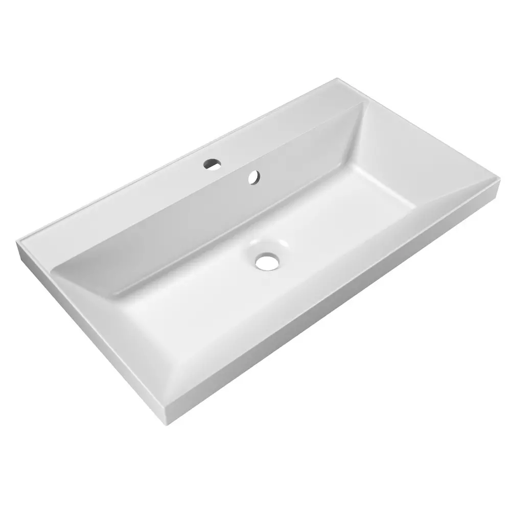 Раковина из литьевого мрамора BelBagno BB800/450-LV-MR-AST (продается только с тумбой)