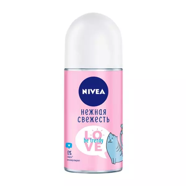 Антиперспирант Nivea шариковый LOVE Be Trendy Нежная Свежесть женский 50 мл