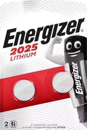 Батарейка Energizer Lithium CR 2025 бл/2шт