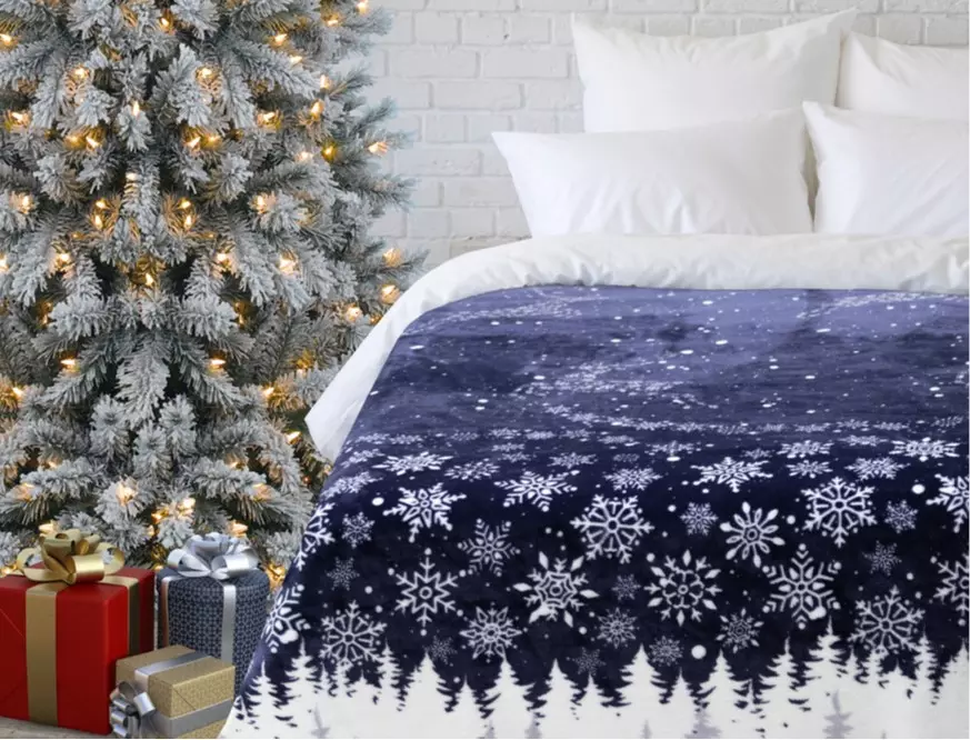 Плед 150*200 см велсофт Happy Family Волшебная ночь