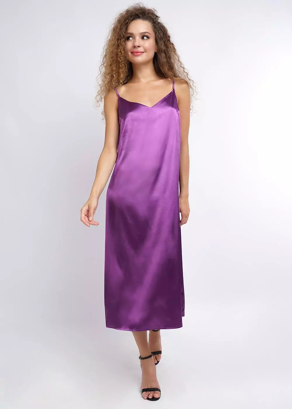 Платье женское 122737/93ат, 42, Т.фиолетовый CLEVER