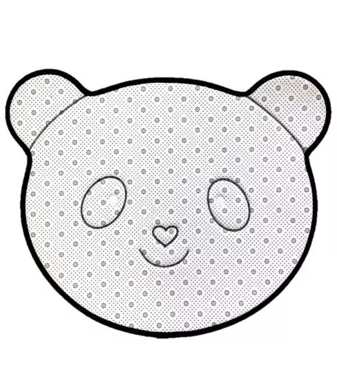 Детский коврик Panda 60*40 см белый Uviton 0205/07