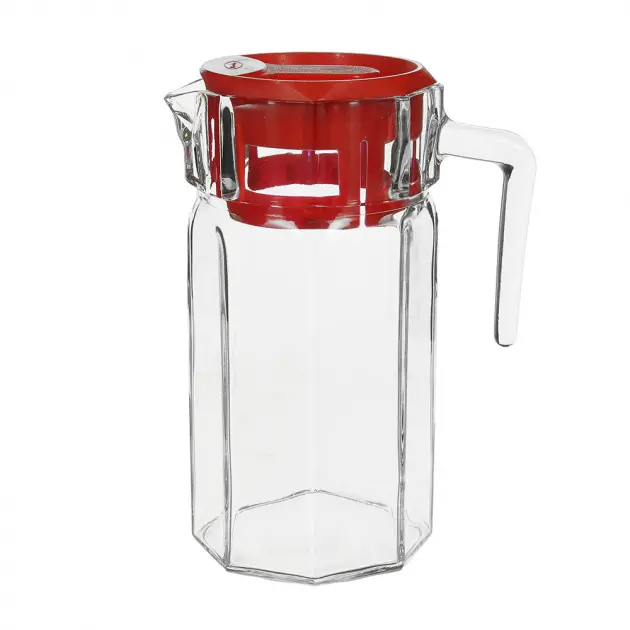 Кувшин с красной крышкой 1235 мл KOSEM (445373)