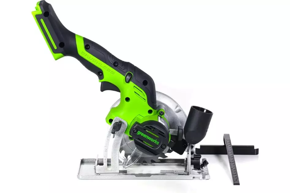 Аккумуляторная циркулярная мини пила Greenworks 1501207, 24V, бесщеточная, без АКБ и ЗУ