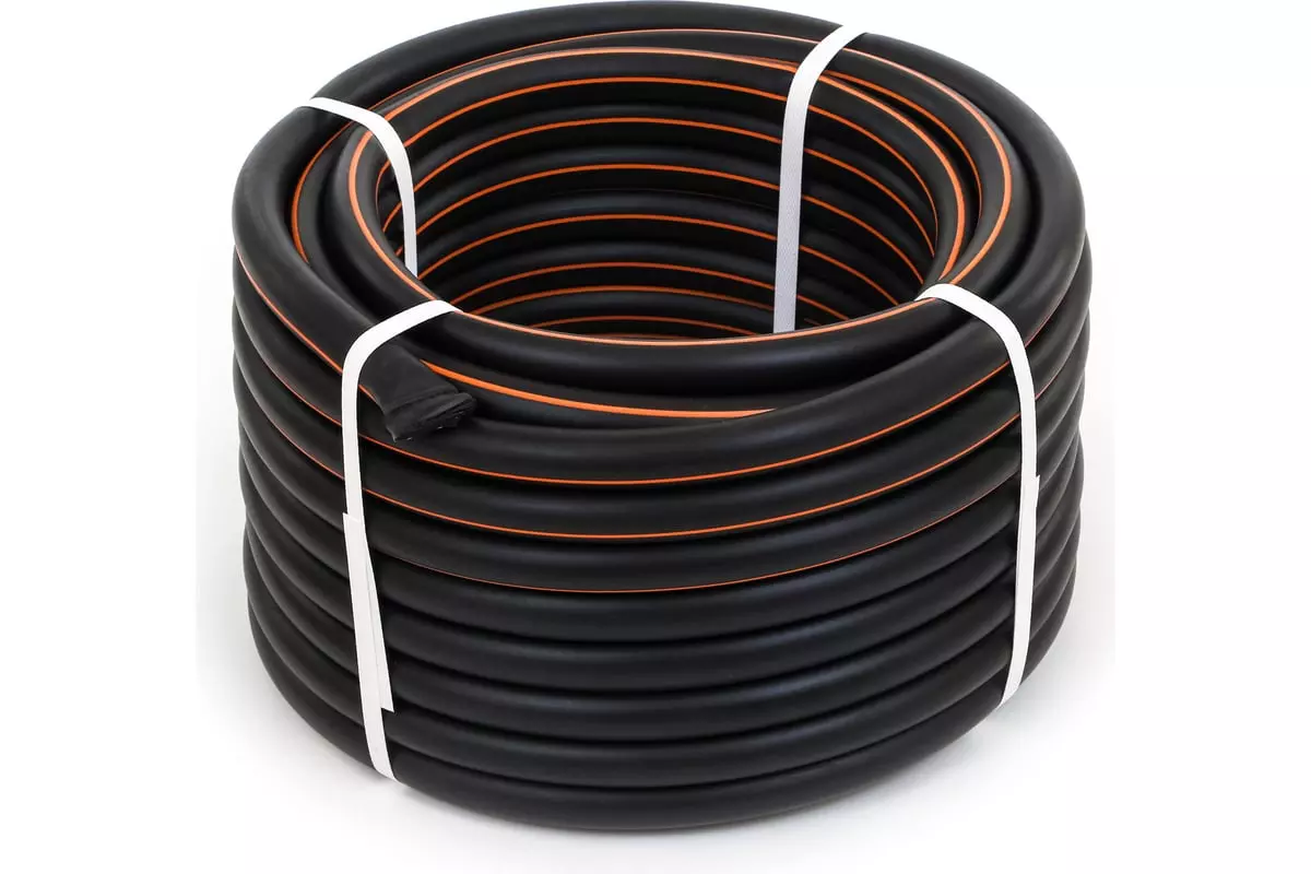 Шланг поливочный ТЭП 3/4" 25 м армированный, 3-х слойный, Жук Оптима 7138-00