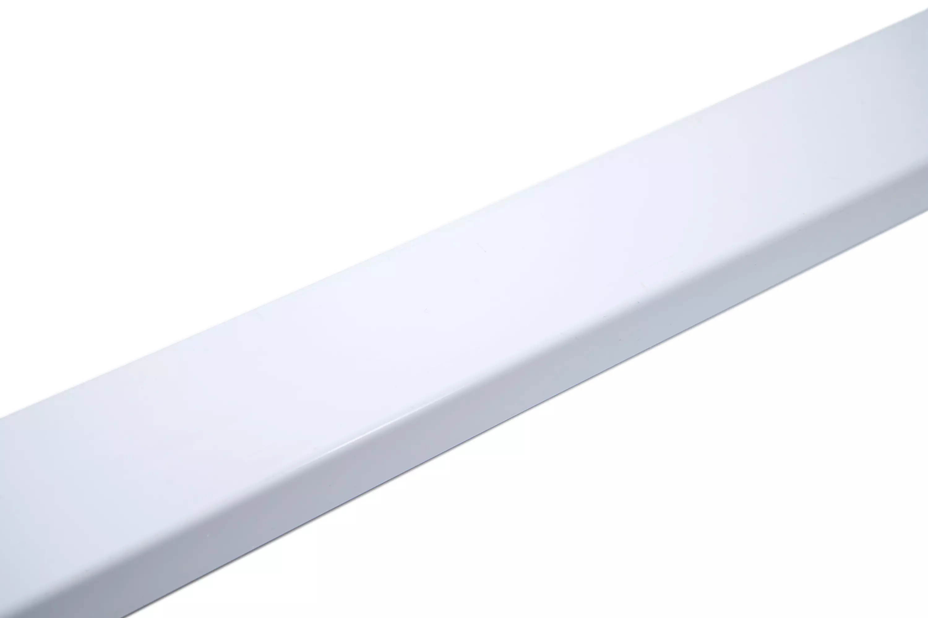 Карниз для штор 280 см двухрядный пластиковый белый Флагман