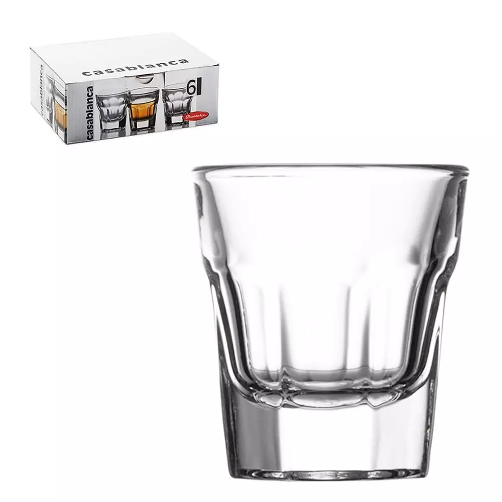 Стопки 36 мл 6 шт CASABLANCA (775162) Pasabahce