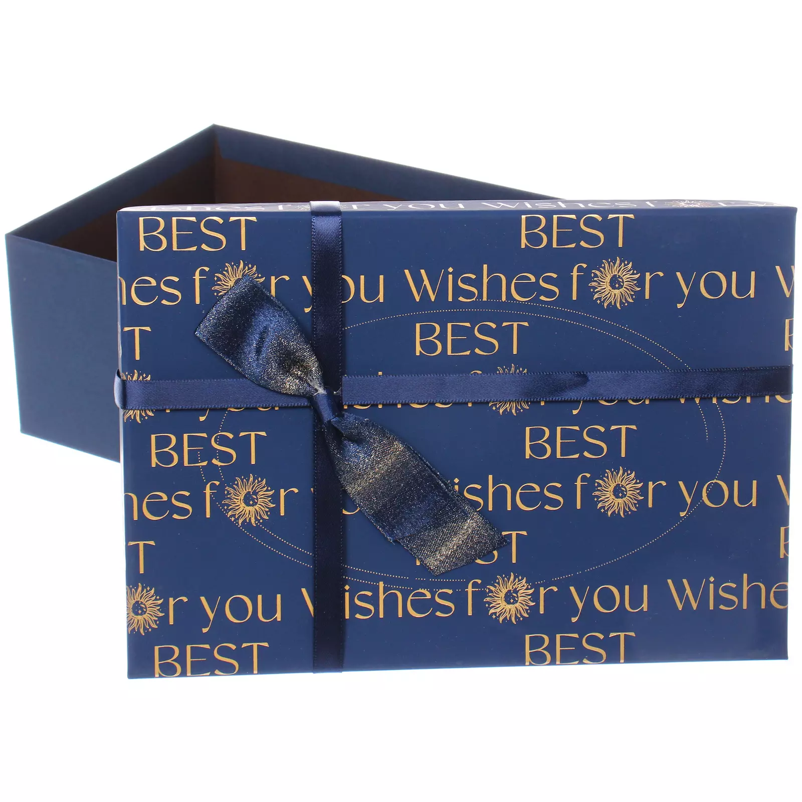 Подарочная коробка Послание 23х16х9,8 см синий 549-842