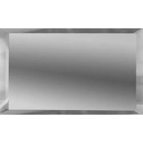Плитка зеркальная прямоугольная с фацетом 10 мм (150х75мм) серебрянная