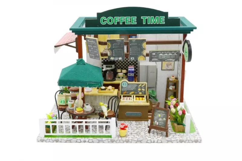 Румбокс интерьерный конструктор MiniHouse Coffee time Hobby Day C006