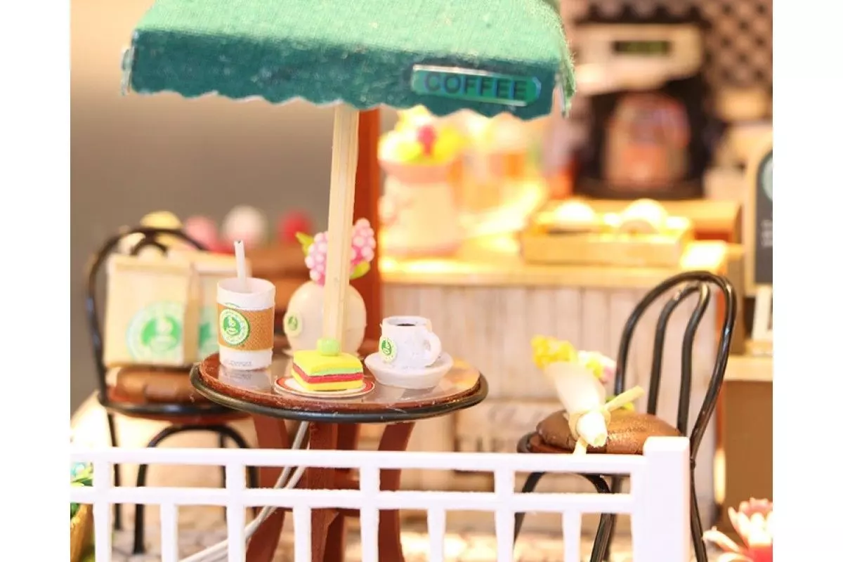 Румбокс интерьерный конструктор MiniHouse Coffee time Hobby Day C006