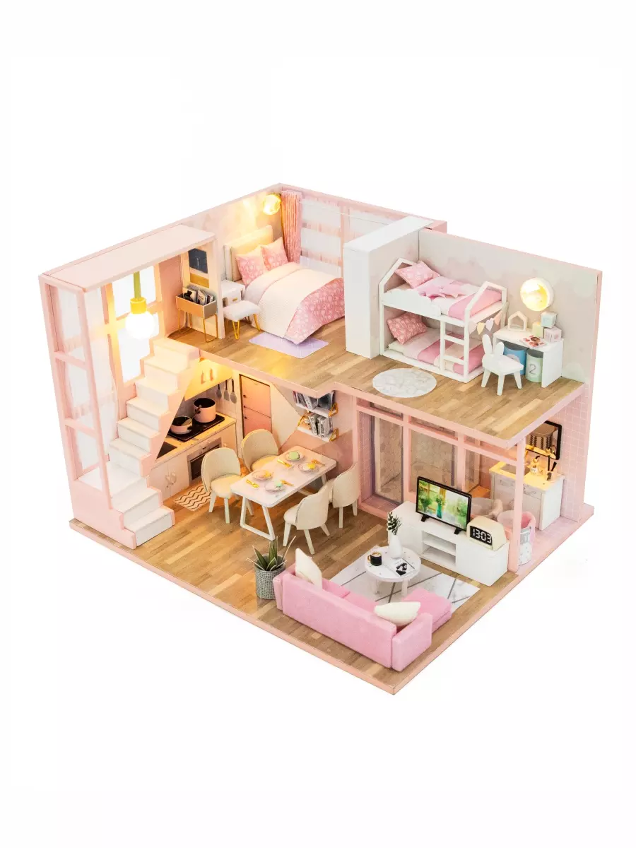 Румбокс интерьерный конструктор MiniHouse Блоггер Хаус Hobby Day PC2302